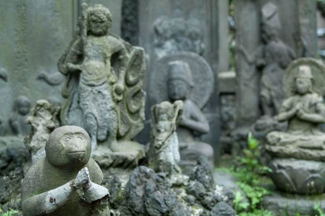 小野照崎神社の庚申塚